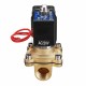 1/2'' AC 220V Brass Electric Solenoid Valve Energy Saving Normally Closed Water Switch Valve