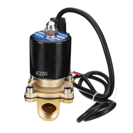 1/2'' AC 220V Waterproof Brass Electric Solenoid Valve Music Water Fountain Valve