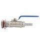 1/2'' Ball Valve 304 Stainless Steel Ball Valve For Home Brew Beer Kettle Pot