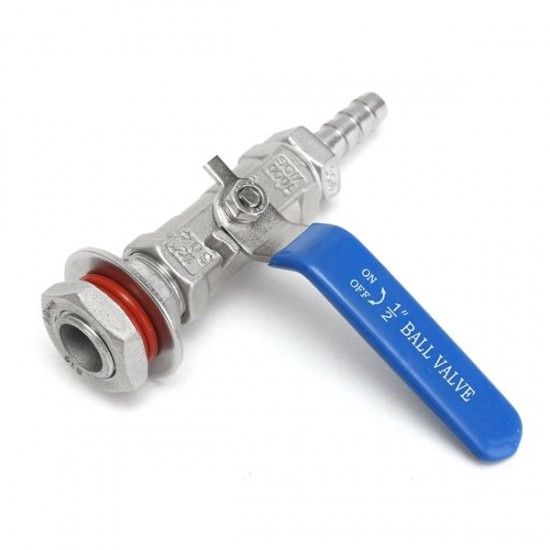 1/2'' Ball Valve 304 Stainless Steel Ball Valve For Home Brew Beer Kettle Pot 1/2'' Ball Valve 304 Stainless Steel Ball Valve For Home Brew Beer Kettle Pot