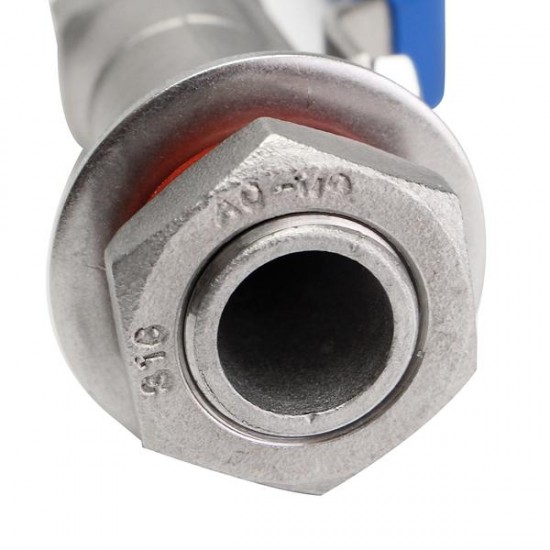 1/2'' Ball Valve 304 Stainless Steel Ball Valve For Home Brew Beer Kettle Pot 1/2'' Ball Valve 304 Stainless Steel Ball Valve For Home Brew Beer Kettle Pot