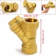 1/2'' NPT Brass Y Strainer for Fire Alarm Lines and Plumbing 1/2'' NPT Brass Y Strainer for Fire Alarm Lines and Plumbing