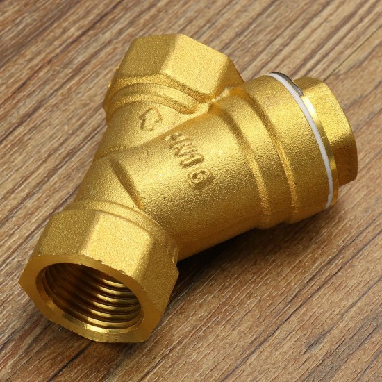 1/2'' NPT Brass Y Strainer for Fire Alarm Lines and Plumbing 1/2'' NPT Brass Y Strainer for Fire Alarm Lines and Plumbing