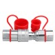 1/2'' NPT Skid Steer Bobcat Flat Face Hydraulic Quick Connect Adapter Coupler Coupling Set 1/2'' NPT Skid Steer Bobcat Flat Face Hydraulic Quick Connect Adapter Coupler Coupling Set