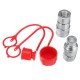 1/2'' NPT Skid Steer Bobcat Flat Face Hydraulic Quick Connect Adapter Coupler Coupling Set 1/2'' NPT Skid Steer Bobcat Flat Face Hydraulic Quick Connect Adapter Coupler Coupling Set
