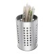 12x18cm Stainless Steel Chopsticks Organizer Drain Basket Rack Kitchen Tableware Storage Holder