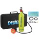 1.34L Aviation Aluminum Diving Oxygen Cylinder Set Diving Air Tank Respirator