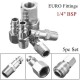 1/4 EURO Air BSP Hose Compressor Tail Airline Fitting Quick Connector Release 1/4 EURO Air BSP Hose Compressor Tail Airline Fitting Quick Connector Release