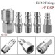 1/4 EURO Air BSP Hose Compressor Tail Airline Fitting Quick Connector Release 1/4 EURO Air BSP Hose Compressor Tail Airline Fitting Quick Connector Release