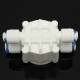 1/4 Inch 4 Way Auto Shut Off Valve For RO Reverse Osmosis Water Filter System