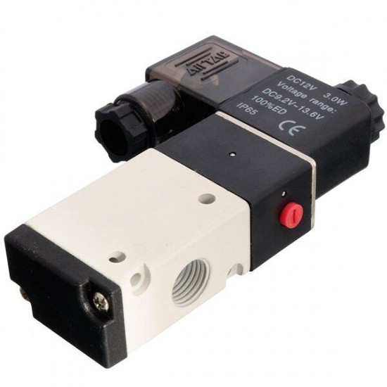1/4 Inch DC 12V Pneumatic Electric Magnetic Solenoid Valve 3 Way 2 Position 1/4 Inch DC 12V Pneumatic Electric Magnetic Solenoid Valve 3 Way 2 Position