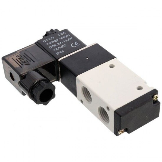 1/4 Inch DC 12V Pneumatic Electric Magnetic Solenoid Valve 3 Way 2 Position 1/4 Inch DC 12V Pneumatic Electric Magnetic Solenoid Valve 3 Way 2 Position