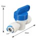 1/4 Inch Hose Quick Connection Ball Valve Aquarium System Fittings 1/4 Inch Hose Quick Connection Ball Valve Aquarium System Fittings