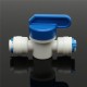 1/4 Inch Hose Quick Connection Ball Valve Aquarium System Fittings 1/4 Inch Hose Quick Connection Ball Valve Aquarium System Fittings
