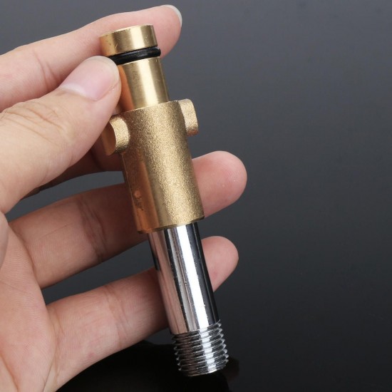 1/4 Inch Male Copper Snow Foam Lance Adapter Pressure Washer Gun Quick Connector 1/4 Inch Male Copper Snow Foam Lance Adapter Pressure Washer Gun Quick Connector