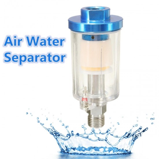 1/4 Inch Oil Water Separator Trap Filter Separator for Spray Gun Air Compressor