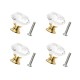 1/4/10PCS Gold Base 30mm Clear Crystal Door Knobs Kitchen Cabinet Drawer Pull Handle 1/4/10PCS Gold Base 30mm Clear Crystal Door Knobs Kitchen Cabinet Drawer Pull Handle