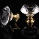1/4/10PCS Gold Base 30mm Clear Crystal Door Knobs Kitchen Cabinet Drawer Pull Handle 1/4/10PCS Gold Base 30mm Clear Crystal Door Knobs Kitchen Cabinet Drawer Pull Handle