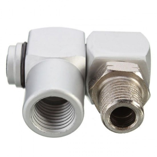 1/4Inch BSP Standard Thread Air Connector Fitting Universal Joint Adapter
