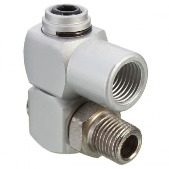 1/4Inch BSP Standard Thread Air Connector Fitting Universal Joint Adapter