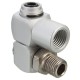 1/4Inch BSP Standard Thread Air Connector Fitting Universal Joint Adapter 1/4Inch BSP Standard Thread Air Connector Fitting Universal Joint Adapter