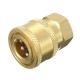 1/4Inch Quick Release To BSP1/4 Female Pressure Washer Hose Adaptor Coupling