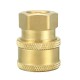 1/4Inch Quick Release To BSP1/4 Female Pressure Washer Hose Adaptor Coupling 1/4Inch Quick Release To BSP1/4 Female Pressure Washer Hose Adaptor Coupling