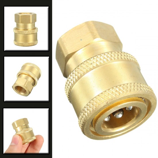 1/4Inch Quick Release To BSP1/4 Female Pressure Washer Hose Adaptor Coupling