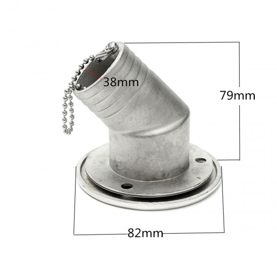 1.5 Inch Boat Deck Fill Filler Keyless Cap Marine 316 Stainless Steel Angled Neck 5 Labels 1.5 Inch Boat Deck Fill Filler Keyless Cap Marine 316 Stainless Steel Angled Neck 5 Labels
