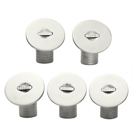 1.5 Inch Boat Deck Fill Filler Keyless Cap Marine 316 Stainless Steel Angled Neck 5 Labels 1.5 Inch Boat Deck Fill Filler Keyless Cap Marine 316 Stainless Steel Angled Neck 5 Labels