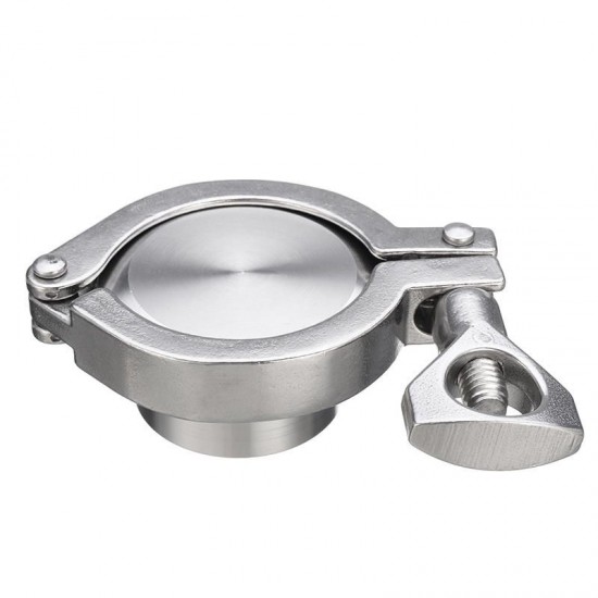 1.5 Inch Tri Clamp End Cap 304 Stainless Steel Sanitary End Cap 50.5mm Ferrule 1.5 Inch Tri Clamp End Cap 304 Stainless Steel Sanitary End Cap 50.5mm Ferrule