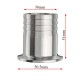 1.5 Inch Tri Clamp to 1.5 Inch Hose Barb 304 Stainless Steel Sanitary Hose Adapter 1.5 Inch Tri Clamp to 1.5 Inch Hose Barb 304 Stainless Steel Sanitary Hose Adapter