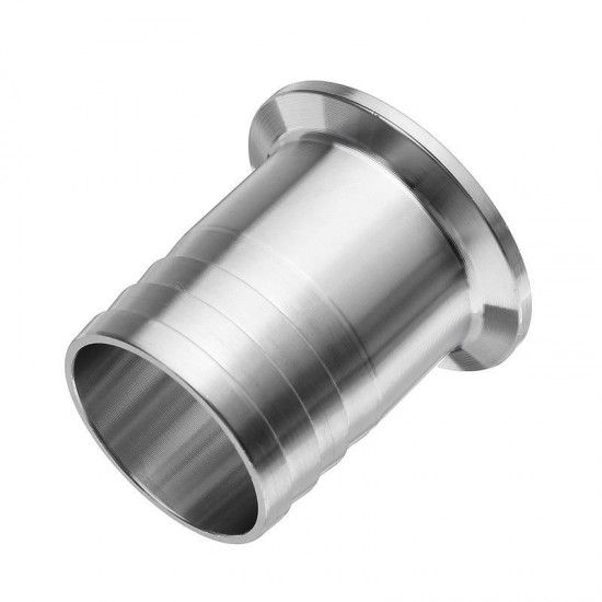 1.5 Inch Tri Clamp to 1.5 Inch Hose Barb 304 Stainless Steel Sanitary Hose Adapter 1.5 Inch Tri Clamp to 1.5 Inch Hose Barb 304 Stainless Steel Sanitary Hose Adapter