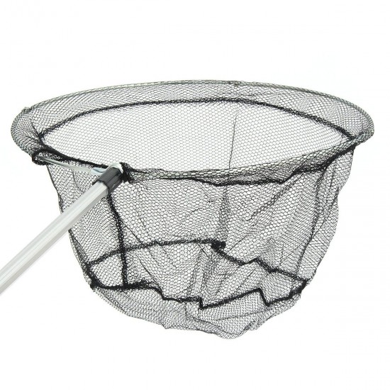 1.5/1.7/1.9/2.1m Telescopic Light Weight Folding Fishing Landing Net Mesh Pole Handle 3 Sections