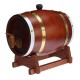 1.5/3L Wood Barrel Oak Brewing Vintage Keg Wines Whiskey Home Storage Holder 1.5/3L Wood Barrel Oak Brewing Vintage Keg Wines Whiskey Home Storage Holder