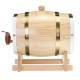 1.5/3L Wood Barrel Oak Brewing Vintage Keg Wines Whiskey Home Storage Holder