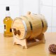 1.5/3L Wood Barrel Oak Brewing Vintage Keg Wines Whiskey Home Storage Holder