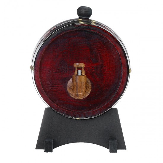 1.5/3L Wood Barrel Oak Brewing Vintage Keg Wines Whiskey Home Storage Holder 1.5/3L Wood Barrel Oak Brewing Vintage Keg Wines Whiskey Home Storage Holder