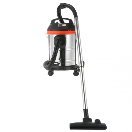 15L 1200W Stainless Steel Portable Vacuum Cleaner Wet Dry Vac Auto Machine Silent