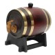 1.5L Oak Wine Barrel Wooden Keg with Spigot for Wine Beer Alcohol