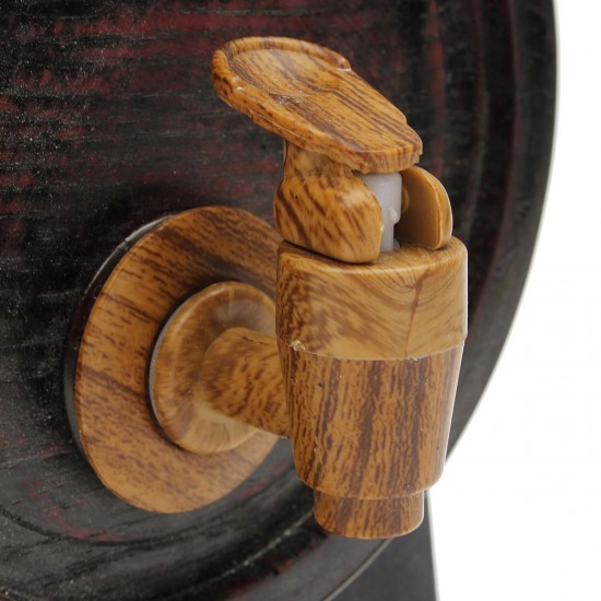 1.5L Oak Wine Barrel Wooden Keg with Spigot for Wine Beer Alcohol 1.5L Oak Wine Barrel Wooden Keg with Spigot for Wine Beer Alcohol