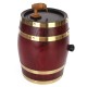 1.5L/3L/5L Wooden Timber Red Wine Oak Barrel Whisky Rum Brewing Keg Container