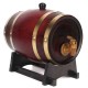 1.5L/3L/5L Wooden Timber Red Wine Oak Barrel Whisky Rum Brewing Keg Container