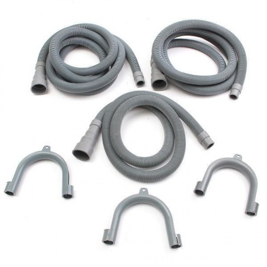 1.5M/2.5M/3M Washing Machine Dishwasher Drain Waste Hose Extension Pipe 1.5M/2.5M/3M Washing Machine Dishwasher Drain Waste Hose Extension Pipe