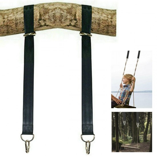 1.5m Swing Hammock Tree Hanging Kit Strap Hook Pad Strong Garden Tool Tree Fixation Strap