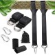 1.5m Swing Hammock Tree Hanging Kit Strap Hook Pad Strong Garden Tool Tree Fixation Strap