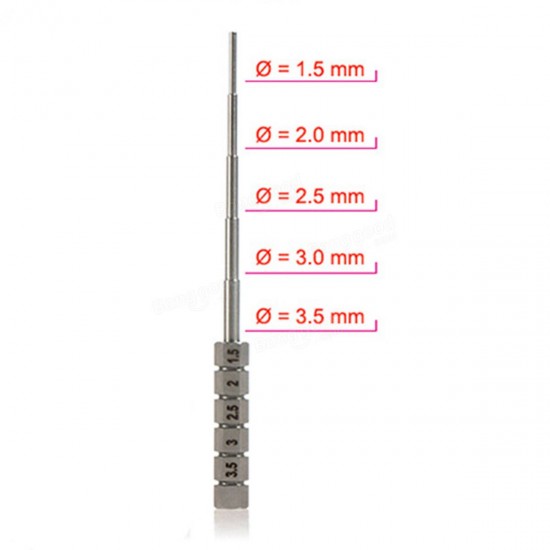 1.5mm-3.5mm Atomizer Coil Jig Wirding Thread Tool Smoking Hookah Pen Coil Winder Device