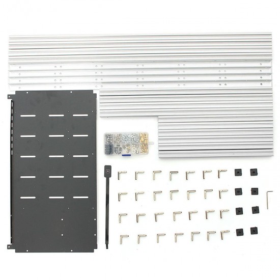 16 GPU Steel Coin Miner Mining Frame Steel Case LED Light With 24 Fans For ETH ZEC/BTB 16 GPU Steel Coin Miner Mining Frame Steel Case LED Light With 24 Fans For ETH ZEC/BTB