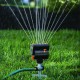 16 Holes Automatic 360 Degree Rotating Garden Lawn Sprinkler Water Spray Nozzle Leak Free w/ Large Area Coverage Adjustable Garden Water Irrigation System
