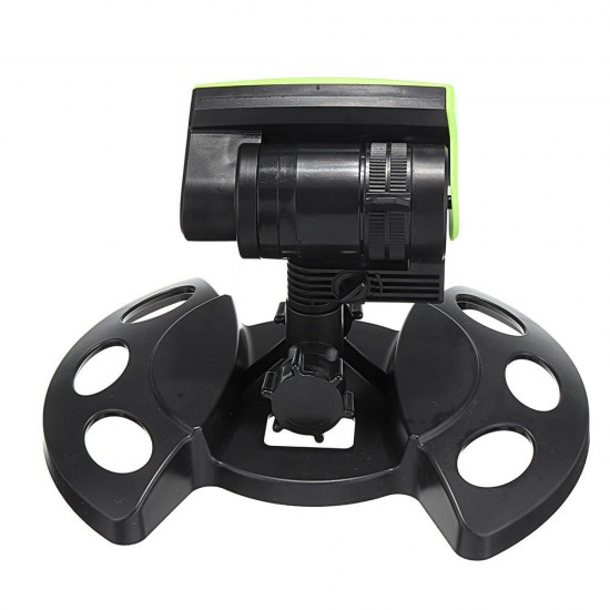 16 Holes Automatic 360 Degree Rotating Garden Lawn Sprinkler Water Spray Nozzle Leak Free w/ Large Area Coverage Adjustable Garden Water Irrigation System